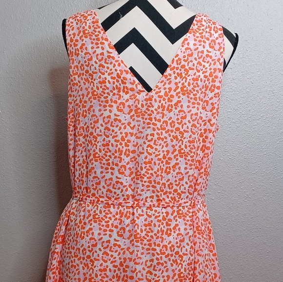 NWT Tommy Bahama Sz L Charming Cheetah Sleeveless Summer Maxi Dress - Picture 7 of 13